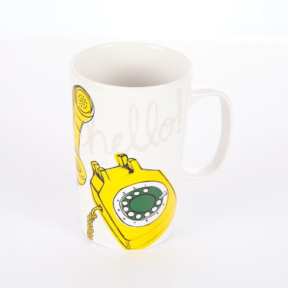 Starbucks Telephone 16 oz Ceramic Mug 2015